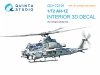 Quinta Studio QD+72191 AH-1Z 3D-Printed & coloured Interior on decal paper (Dream Model) 1/72